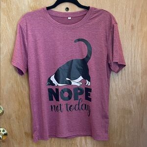 Cat Design Graphic T-Shirt